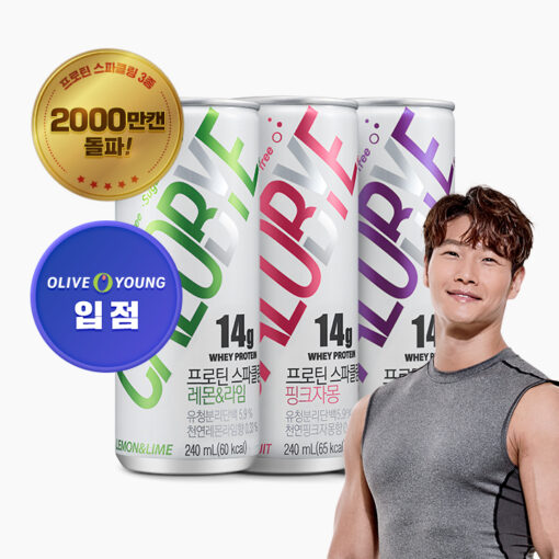 (35%OFF!)[CALOBYE] PROTEIN SPARKLING/蛋白質 氣泡水 240ml* 6罐 (蛋白質14g)
