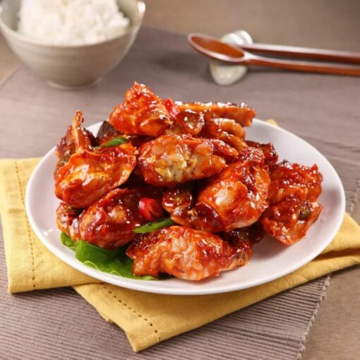 (15%)[K-TOWN]韓國產 調味螃蟹/한국산 양념게장 500g