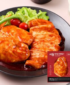 [SEODONG] 雞胸肉 (辣炒年糕味)/TASTY CHICKEN BREAST (TTEOKBOKKI SAUCE)/반했닭_떡볶이 100g