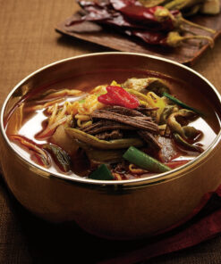 [K-TOWN] 辣牛肉湯/Spicy beef and vegetable soup/육개장 600g