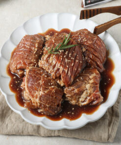 [K-TOWN] 手工醬醃豬梅花肉/Marinated pork neck/수제양념목살 800g