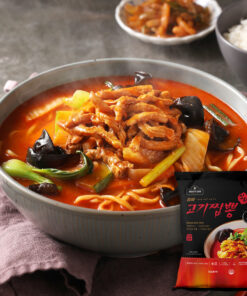 [HONGYA] 辣猪肉汤面 2人份/Pork Spicy nodle soup/고기짬뽕 2인분