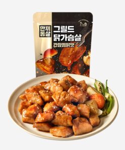 [ONE MEAL]醬油燉雞味燒雞胸肉/Grilled Chicken Breast Soy Sauce Braised/그릴드 닭가슴살 간장찜닭 100g