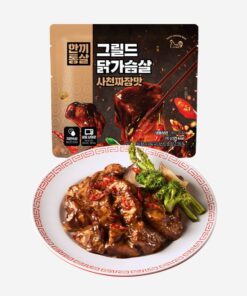 [ONE MEAL]四川炸醬味燒雞胸肉/Grilled Chicken Breast Sichuan Jjajang/그릴드 닭가슴살 사천짜장 100g