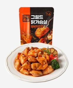 [ONE MEAL]醬汁炸雞味燒雞胸肉/Grilled Chicken Breast Seasoned spicy/그릴드 닭가슴살 양념치킨 100g